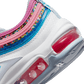 Grade School Nike Air Max 97 SE - White/Blue Lightning
