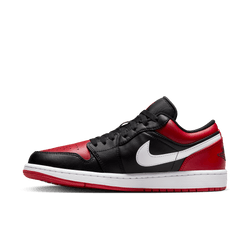 Men's Air Jordan 1 Low - Black/Gym Red