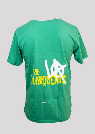 LIFTED ANCHORS DELINQUENTS TEE | GREEN