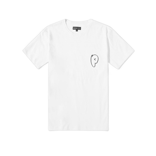 PURPLE BRAND BUBBLE P TEE WHITE