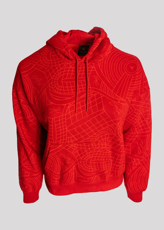 WMNS JORDAN BRKLN FLC PULL OVER | RED